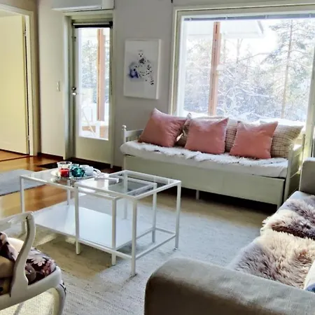 Nordic Villa In Rovaniemi With A Private Sledding Hill, Sauna & Cozy Family Stay