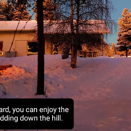 Villa Nordic Villa In Rovaniemi With A Private Sledding Hill, Sauna & Cozy Family Stay *