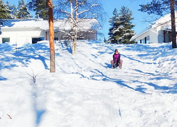 Nordic In With A Private Sledding Hill, Sauna & Cozy Family